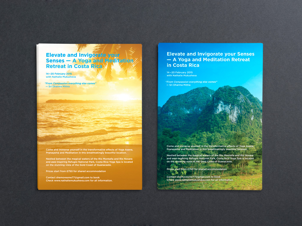 Yoga Retreat Printed Graphic Design