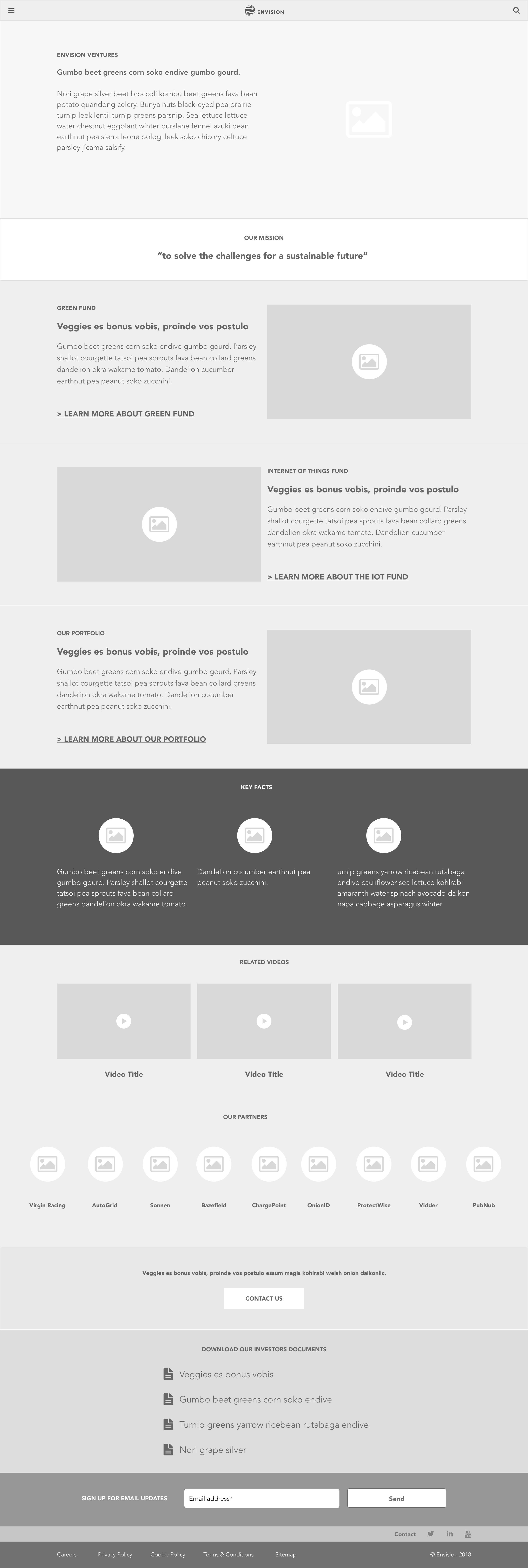 Envision Energy information architecture